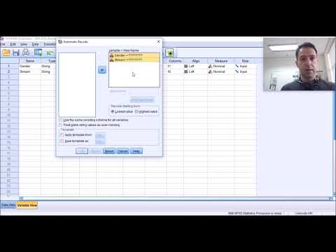 Converting Excel to SPSS and transforming data