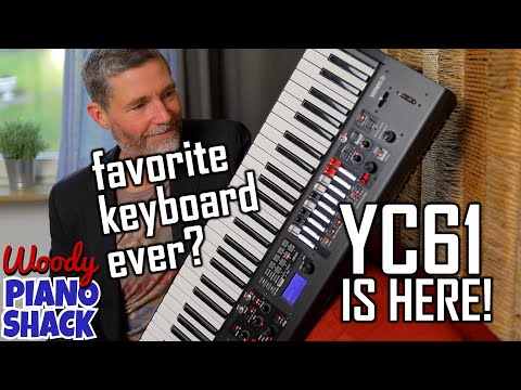 YAMAHA YC61 STAGE KEYBOARD - Demo & Review
