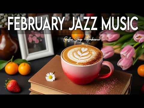 February Jazz Music☕ Positive Bossa Nova Instrumental & Relaxing Jazz Cafe Music for Studying'