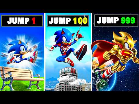 Sonic Changes Into a Different Superhero with Every Jump in GTA 5