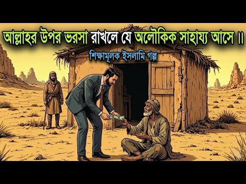 আল্লাহর উপর ভরসা যা এক  ব্যবসায়ীর  ভাগ্য বদলে দিল।। শিক্ষণীয় ইসলামিক গল্প ।। শিক্ষনীয় কাহিনী