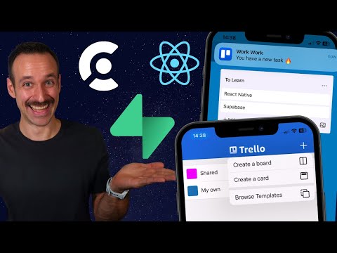 Build a Trello Clone with React Native (Supabase, Expo Router, Push, Clerk, Drag & Drop)
