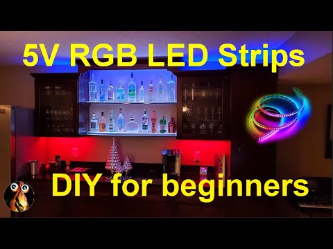 Using WS2812b RGB Light Strips
