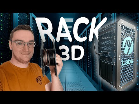 J’ai imprimé un RACK en 3D pour mon HOMELAB ! (LabRax 10”)