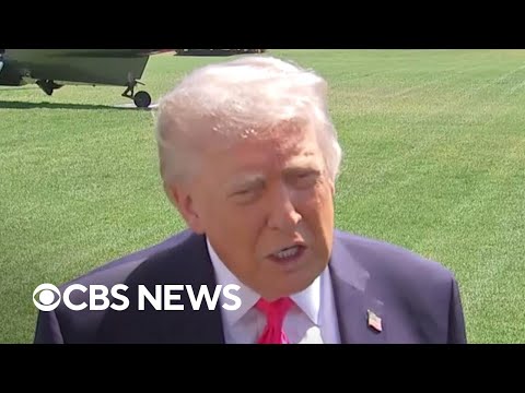 Trump speaks on feud with Pope Leo, blockade on Iranian ports and more