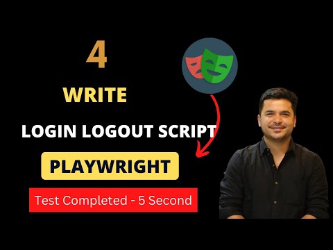 #4 - How To Write Login Test In Playwright | Interact With WebElement In Playwright