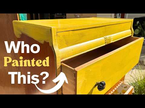 I Restored a $10 Antique UGLY Painted Dresser