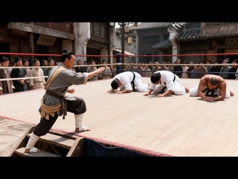 The young man was a kung fu master; he crippled the Japanese samurai on the spot.