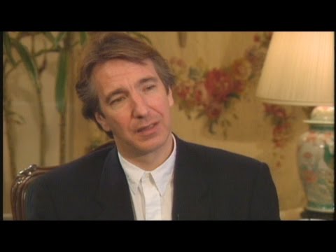 Alan Rickman talks about his craft