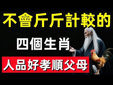 命理揭示：這4個生肖不計小利，最懂孝道與包容！#修行思維 #修行 #福報 #禪 #道德經 #覺醒 #開悟 #禅修