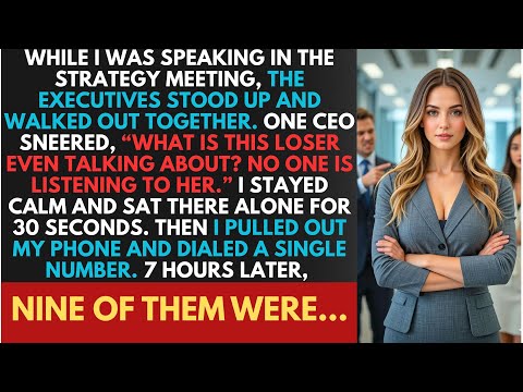 10 Minutes Into My Presentation, The Entire Executive Team Walked Out—So I Called Someone