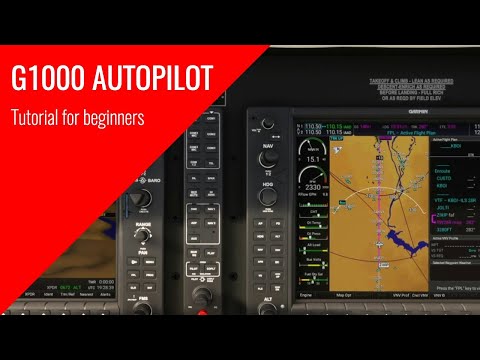 Beginners Guide to the G1000 Autopilot with Instrument Approaches