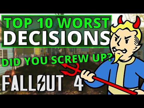 Top 10 Worst Decisions in Fallout 4
