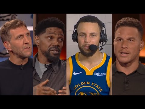 Steph Curry talks 49 points and crazy win vs Spurs with Dirk, Udonis & Blake Griffin