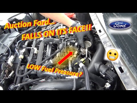 Auction Ford FALLS ON ITS FACE! (Escape Turbo GDI P0087)