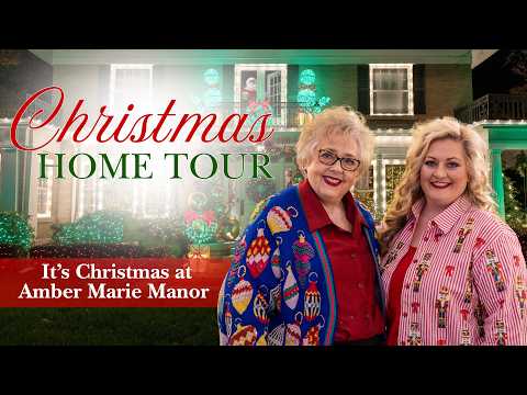 🎅 100-Year-Old Historic Home Christmas Tour! Amber Marie Manor | Christmas Decorations & Tree Ideas!