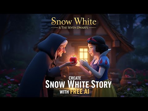 How to Create Snow White & The Seven Dwarfs Using FREE AI (Full Fairy Tale Tutorial)