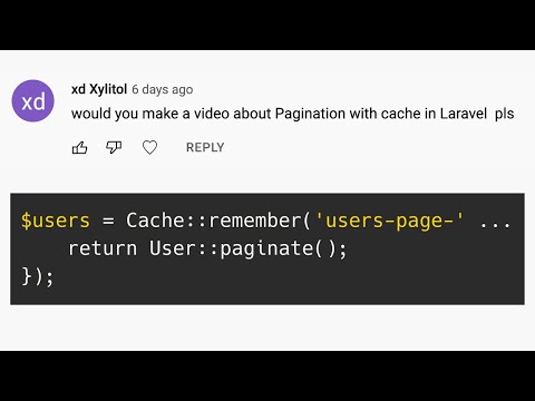 Laravel: How to Use Cache With Pagination?
