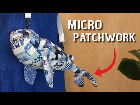 I Made the Cutest Patchwork Whale Bag!