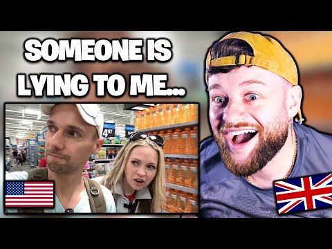 British Guy reacts to British Family goes grocery shopping at WALMART for the FIRST TIME!