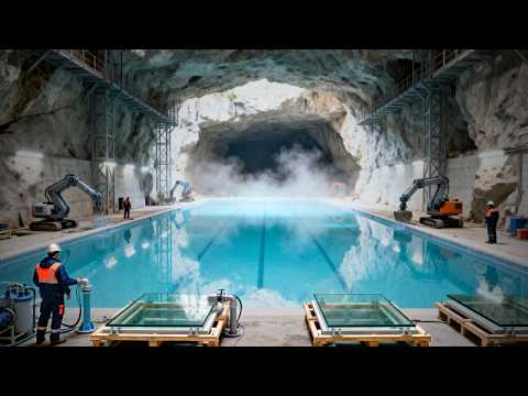 How thousands of $12 million underground swimming pools are built — Hidden Luxury Engineering