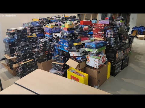 LAPD seizes more than 2,800 boxes of LEGOs in massive retail theft bust