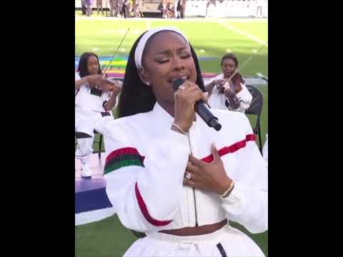 Coco Jones paid homage to Whitney with her outfit at the Super Bowl...