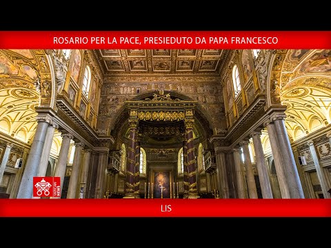 Rosario per la Pace, presieduto da Papa Francesco LIS