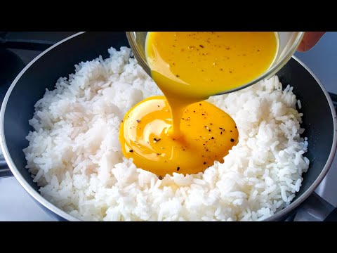 Besser als Pizza! Einfach Eier über Reis gießen! ❤️