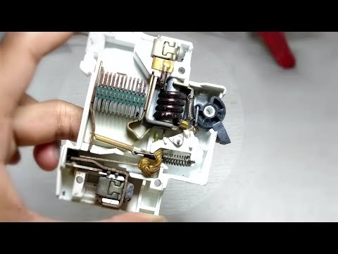 MCB, Short circuit & Overload Mechanism | Let's see inside |