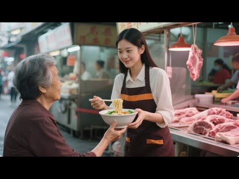 卖猪肉的善良女孩请迷路老太太吃面，谁知她竟是总裁奶奶，逆袭总裁夫人！