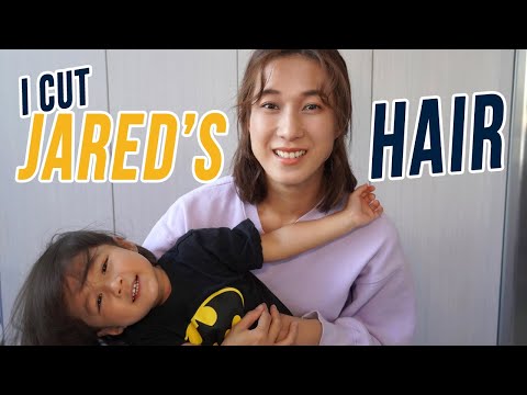 I Cut Jared's Hair!!!｜ 鍾嘉欣 Linda Chung  |  ENGLISH