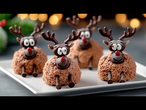 The most festive dessert: "Santa's Reindeer" Surprise your guests!