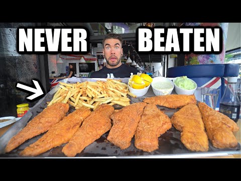 ATTEMPTING THE BIGGEST FISH & CHIPS CHALLENGE IN CANADA | Joel Hansen Raw