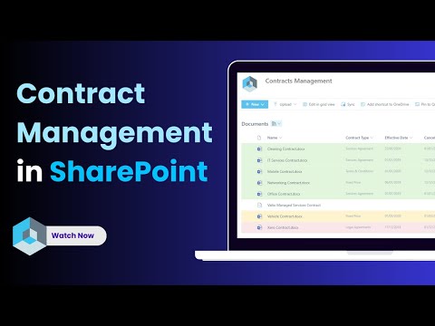 Transform Your Contracts Management with SharePoint!