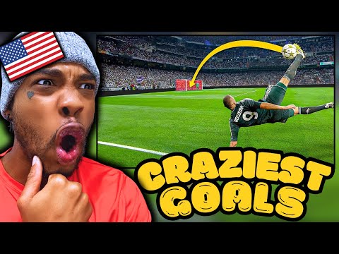 American First Time Reacting to the BEST Goals in FOOTBALL History