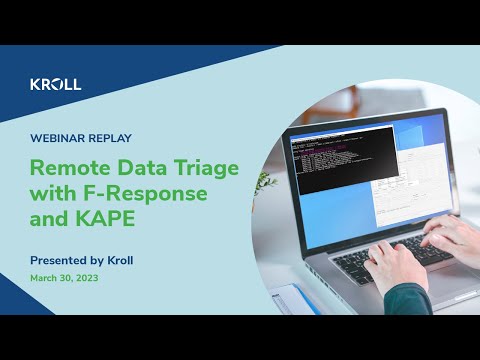 Remote Data Triage with F-Response and KAPE - Digital Forensics
