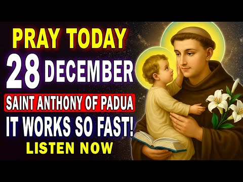 🙏 POWERFUL PRAYER TO SAINT ANTHONY OF PADUA TO RECEIVE AN URGENT MIRACLE TODAY! 💖