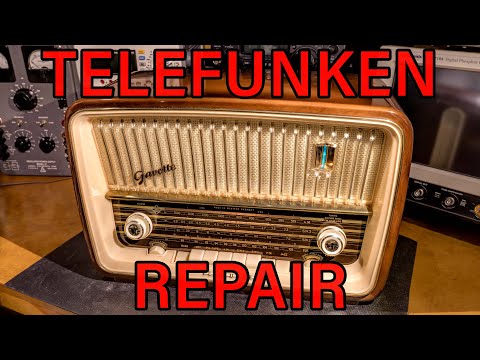 Telefunken Radio Receiver Electronic Troubleshooting And Repair!