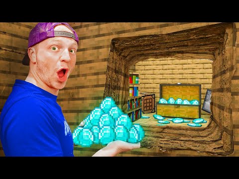 Minecraft, But I STEAL Diamonds in Real Life