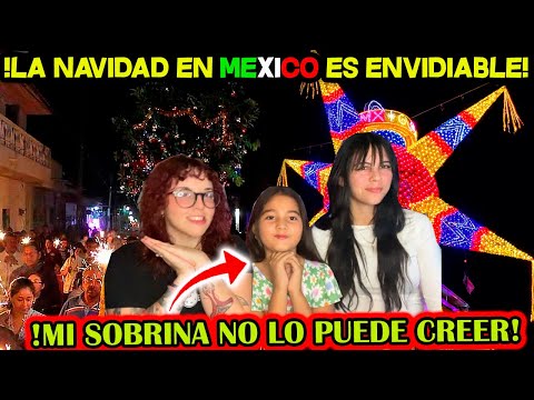 MI SOBRINA 🇨🇺 QUEDA IMPACTADA CON LA NAVIDAD EN 🇲🇽 MEXICO *ESTO NO PASA EN CUBA*