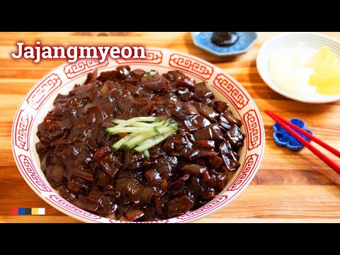 Jajangmyeon: Black bean sauce noodle | A beloved Korean-Chinese noodle dish | 짜장면