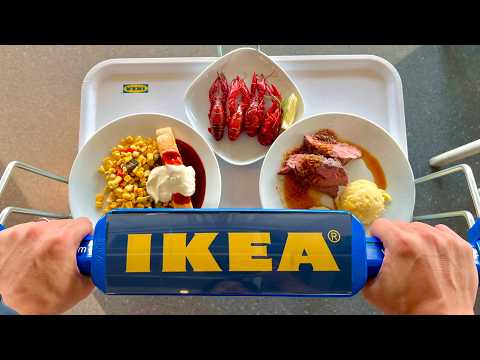 Eating IKEA Restaurant in Japan 🦞🍖