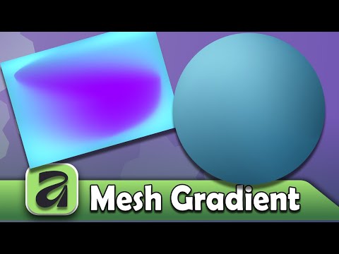 Affinity | Vector Studio | How to Use Mesh Gradient Tutorial | YouTube