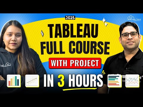 Tableau Full Course with Project – Master Data Visualization in 3 Hours (Beginner Level) – 2025