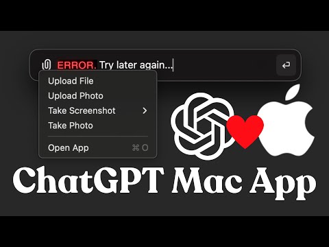Well, ChatGPT Desktop Mac App is here...