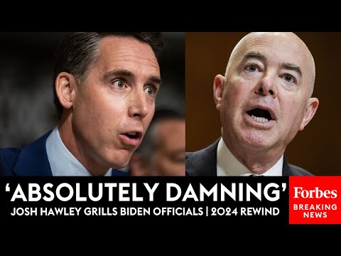 'You Have Lied Repeatedly To Congress!': Hawley Brutally Grills Biden Officials | 2024 Rewind