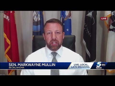 Markwayne Mullin defends outburst after challenging Teamster leader to fight