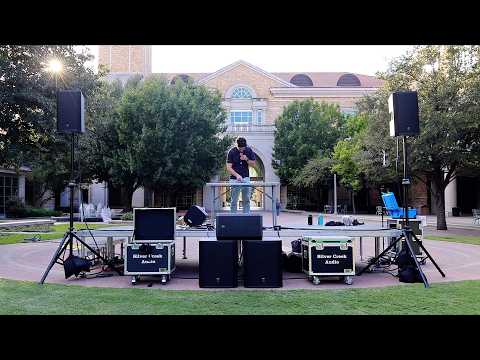 How I Set Up My PA System ALONE (start to finish)