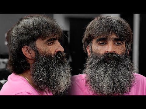 FROM RUGGED TO REFINED: INSANE HAIRCUT TRANSFORMATION: Let's try this again!